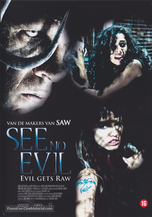 See No Evil - Dutch DVD movie cover