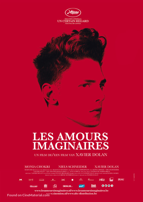 Les amours imaginaires - Dutch Movie Poster