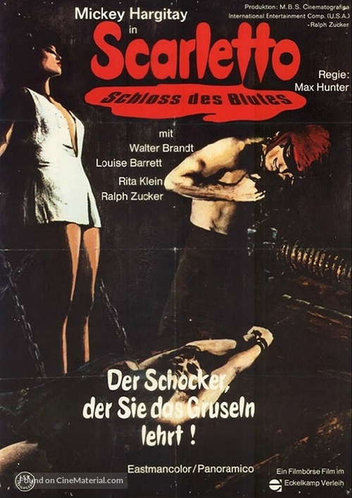 Il boia scarlatto - German Movie Poster