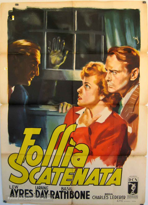 Fingers at the Window - Italian Movie Poster