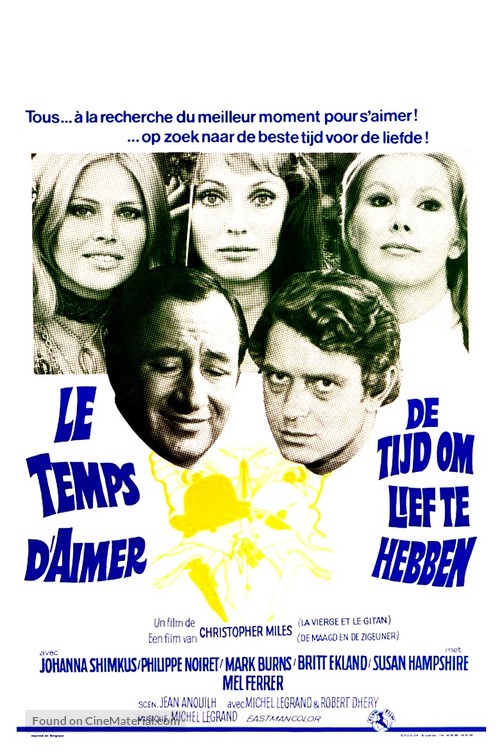 A Time for Loving - Belgian Movie Poster