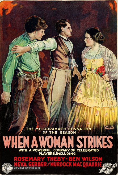 When a Woman Strikes - Movie Poster