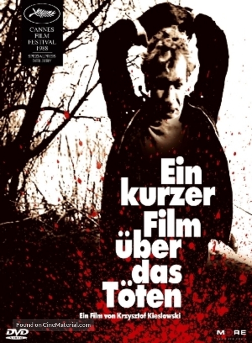 Kr&oacute;tki film o zabijaniu - German DVD movie cover