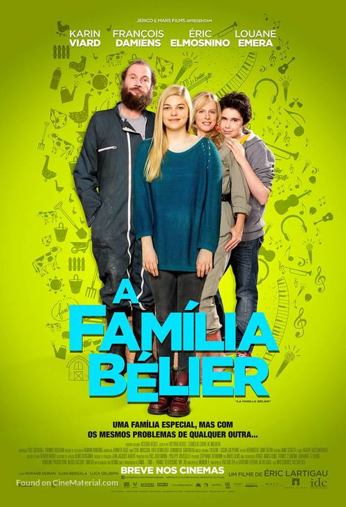La famille B&eacute;lier - Brazilian Movie Poster