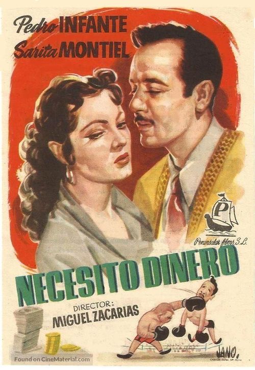 Necesito dinero - Spanish Movie Poster