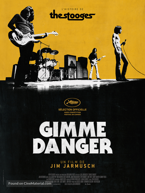 Gimme Danger - French Movie Poster