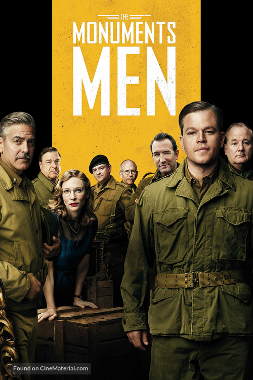 The Monuments Men - DVD movie cover