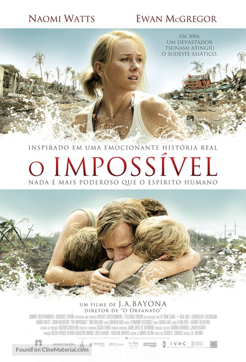 Lo imposible - Brazilian Movie Poster