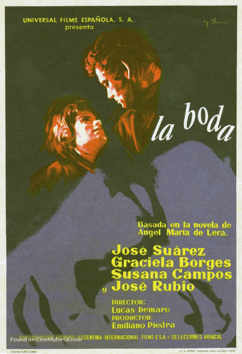 La boda - Spanish Movie Poster