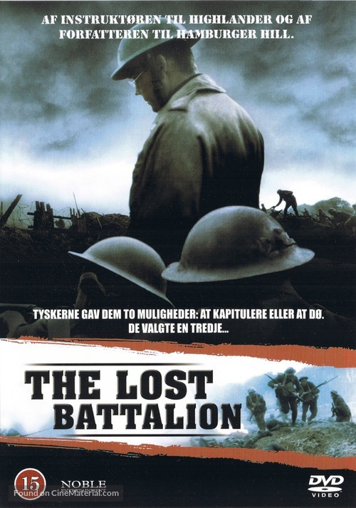 The Lost Battalion - Danish DVD movie cover