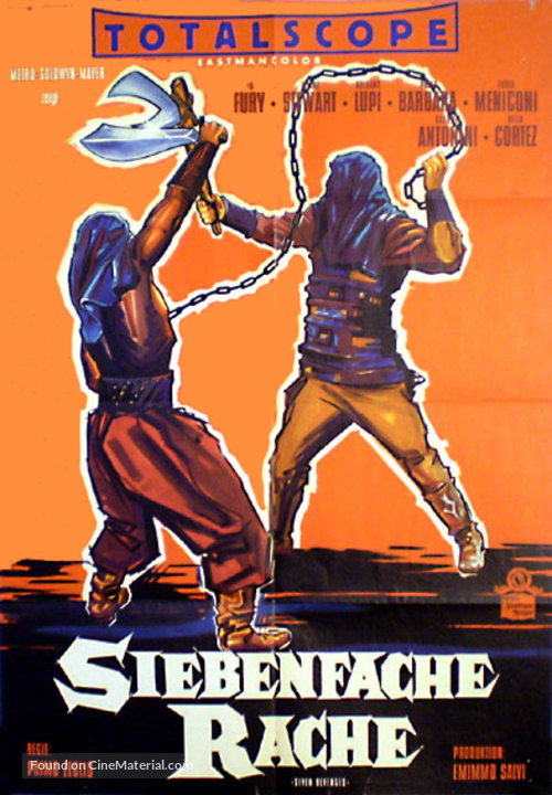 Le sette sfide - German Movie Poster