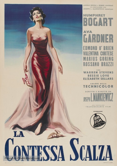 The Barefoot Contessa - Italian Movie Poster