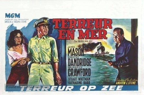 The Decks Ran Red - Belgian Movie Poster