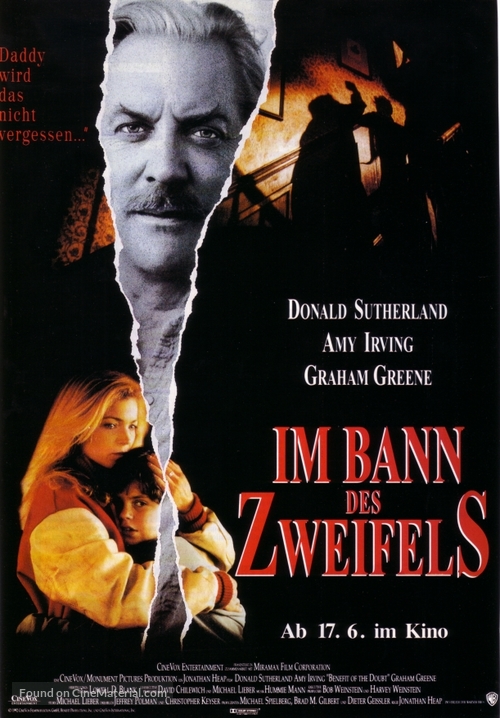 Benefit of the Doubt - German Movie Poster