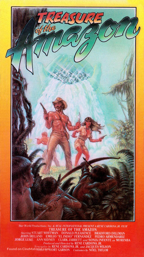 The Treasure of the Amazon - VHS movie cover