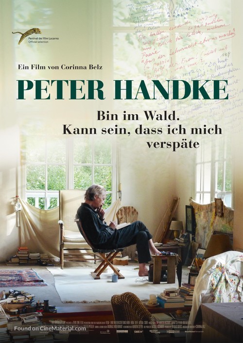 Peter Handk: Bin im Wald. Kann sein, dass ich mich versp&auml;te... - Austrian Movie Poster