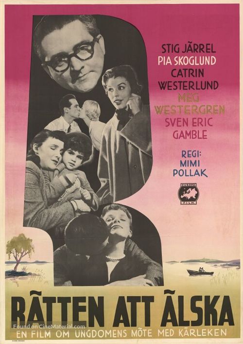 R&auml;tten att &auml;lska - Swedish Movie Poster