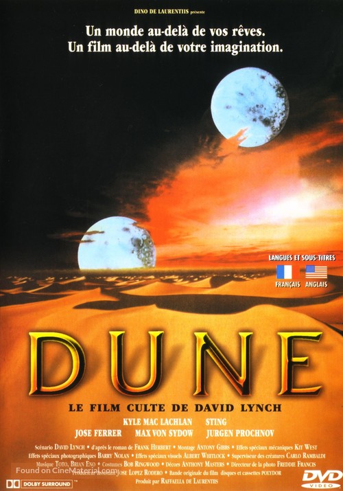 Dune - French DVD movie cover