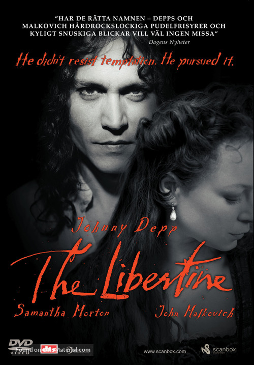 The Libertine - Swedish DVD movie cover
