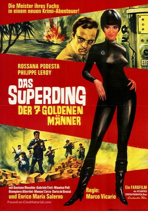 Il grande colpo dei sette uomini d&#039;oro - German Movie Poster