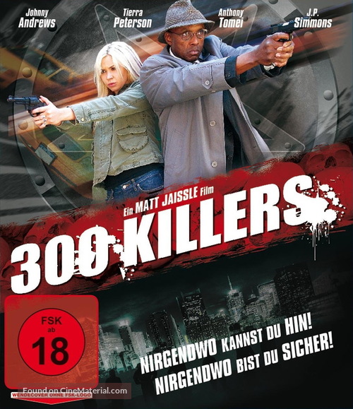 300 Killers - German Blu-Ray movie cover