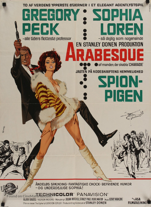 Arabesque - Danish Movie Poster