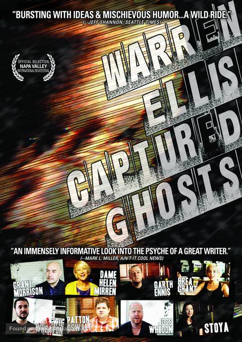 Warren Ellis: Captured Ghosts - DVD movie cover