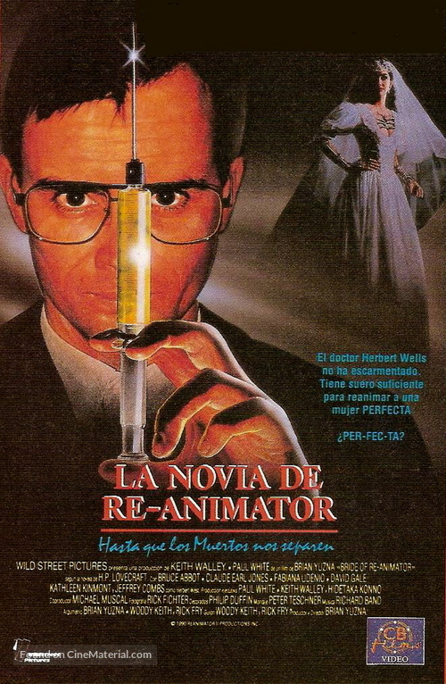 Bride of Re-Animator - Spanish Movie Cover