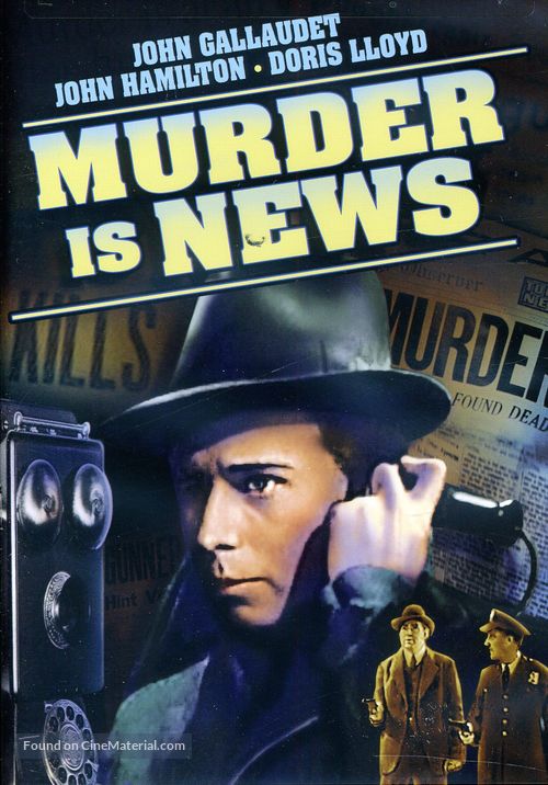 Murder Is News - DVD movie cover