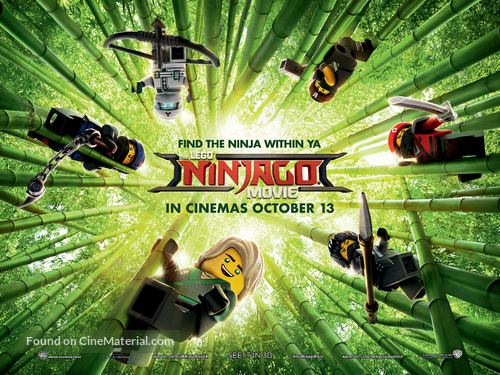 The Lego Ninjago Movie - British Movie Poster