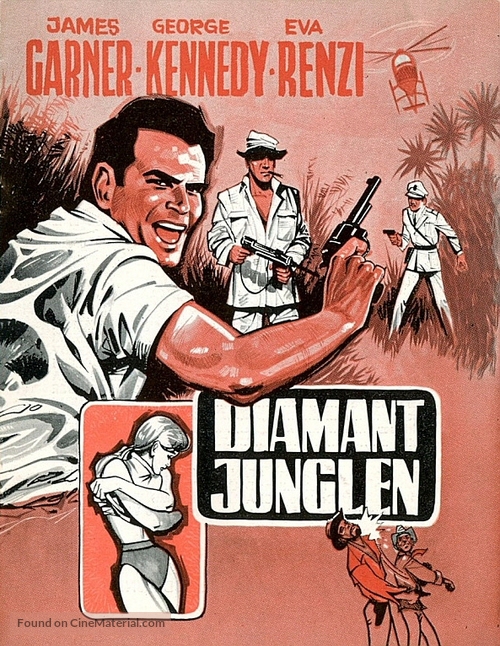 The Pink Jungle - Danish Movie Poster