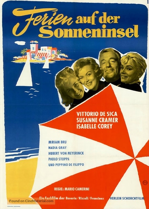 Vacanze a Ischia - German Movie Poster