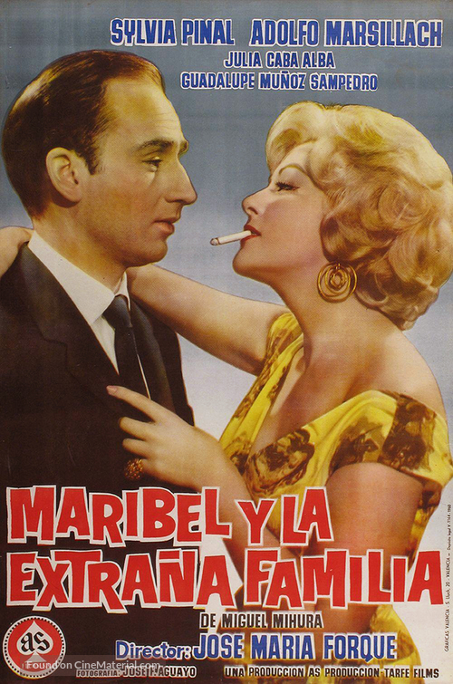 Maribel y la extra&ntilde;a familia - Spanish Movie Poster