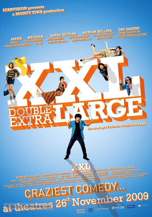 XXL: Double Extra Large - Indonesian Movie Poster