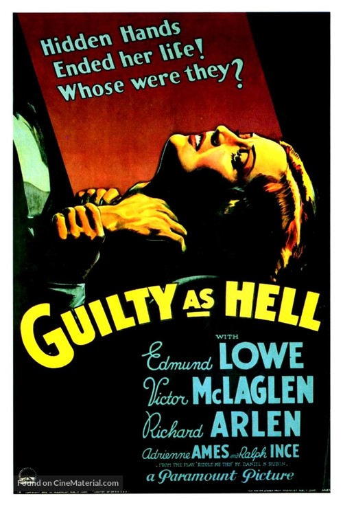 Guilty as Hell - Movie Poster