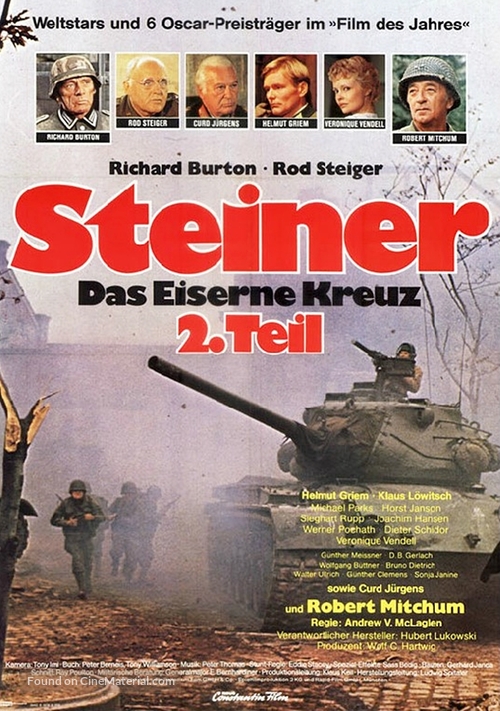 Steiner - Das eiserne Kreuz, 2. Teil - German Movie Poster