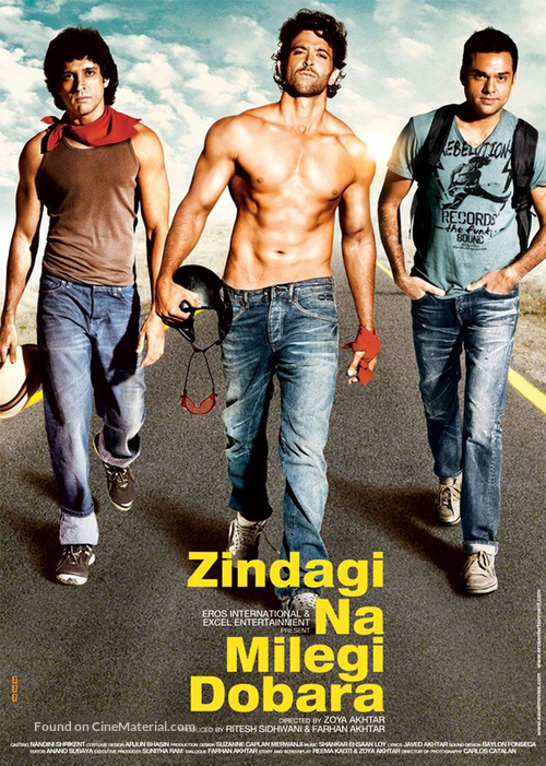 Zindagi Na Milegi Dobara - Indian Movie Poster