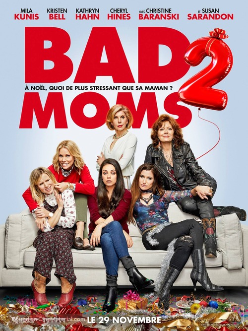 A Bad Moms Christmas - French Movie Poster