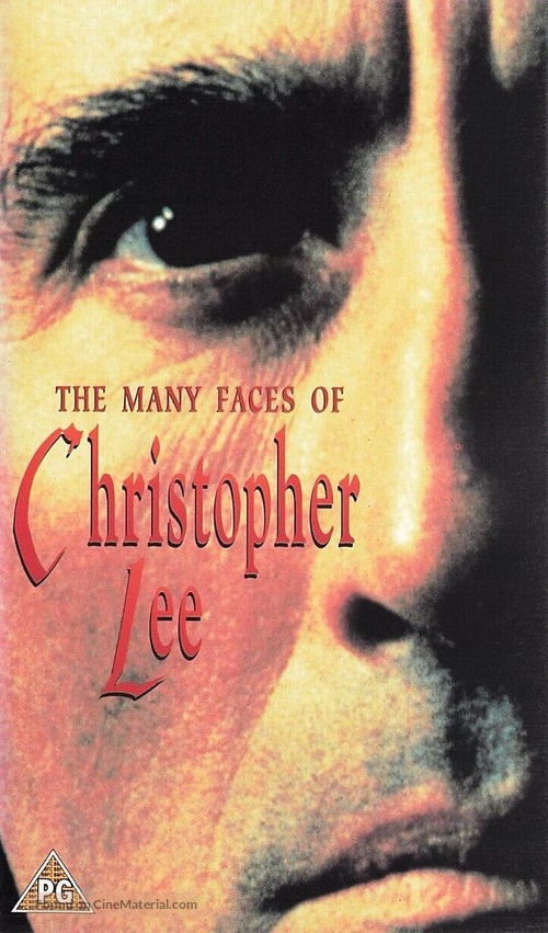 The Many Faces of Christopher Lee - British VHS movie cover