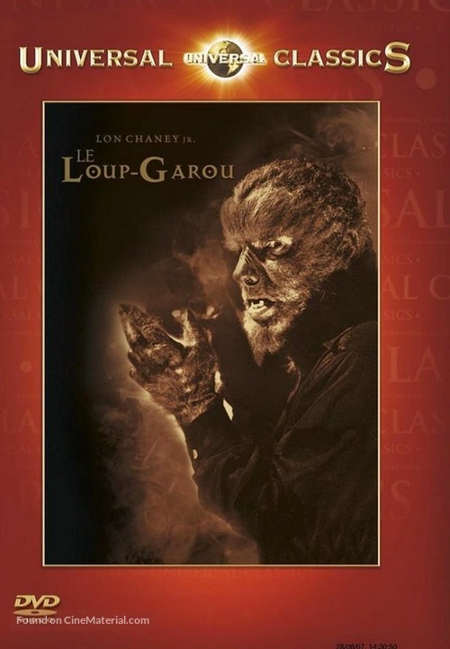 The Wolf Man - French DVD movie cover