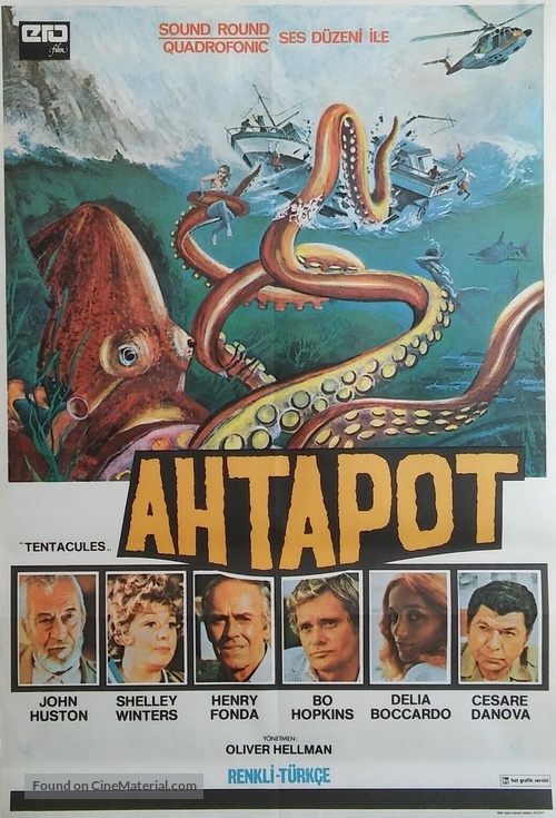 Tentacoli - Turkish Movie Poster