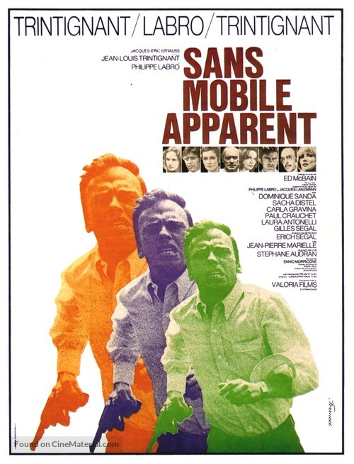 Sans mobile apparent - French Movie Poster