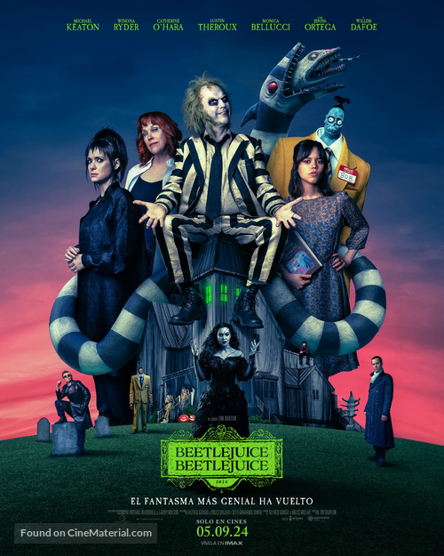 Beetlejuice Beetlejuice - Mexican Movie Poster