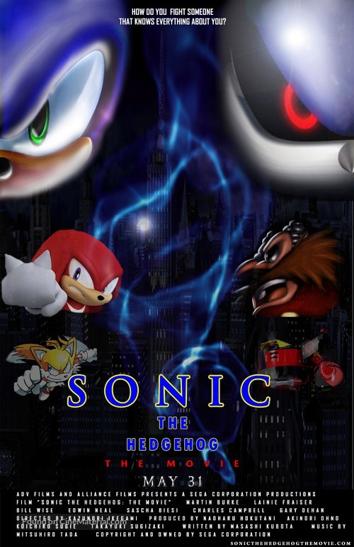 Japanese Sonic Movie Poster