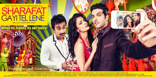 Sharafat Gayi Tel Lene - Indian Movie Poster