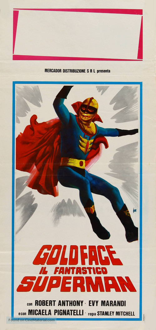 Goldface, il fantastico superman - Italian Movie Poster