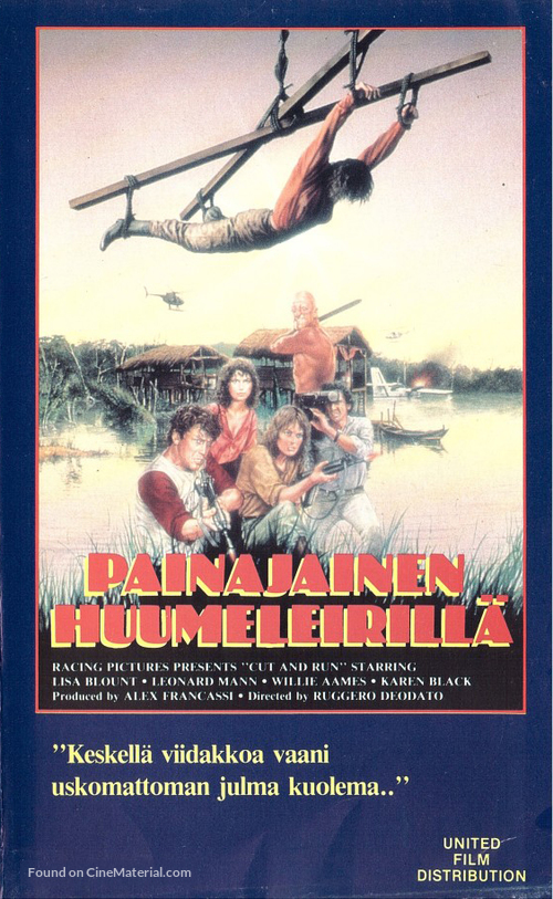Cut and Run - Finnish VHS movie cover