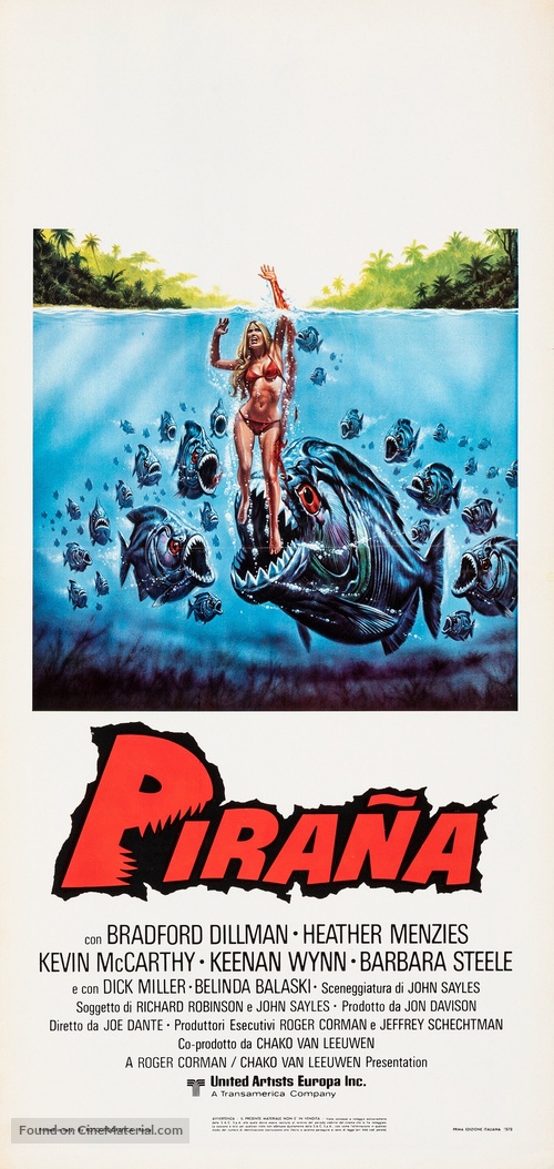 Piranha - Italian Movie Poster