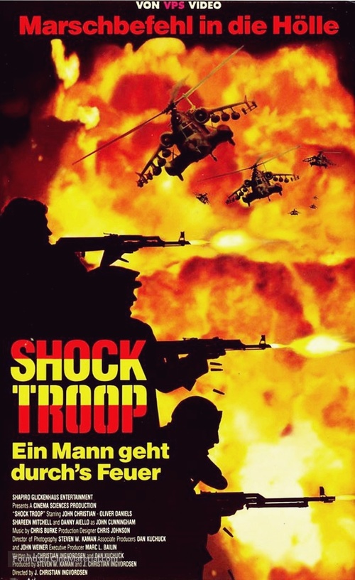 Shocktroop - German VHS movie cover