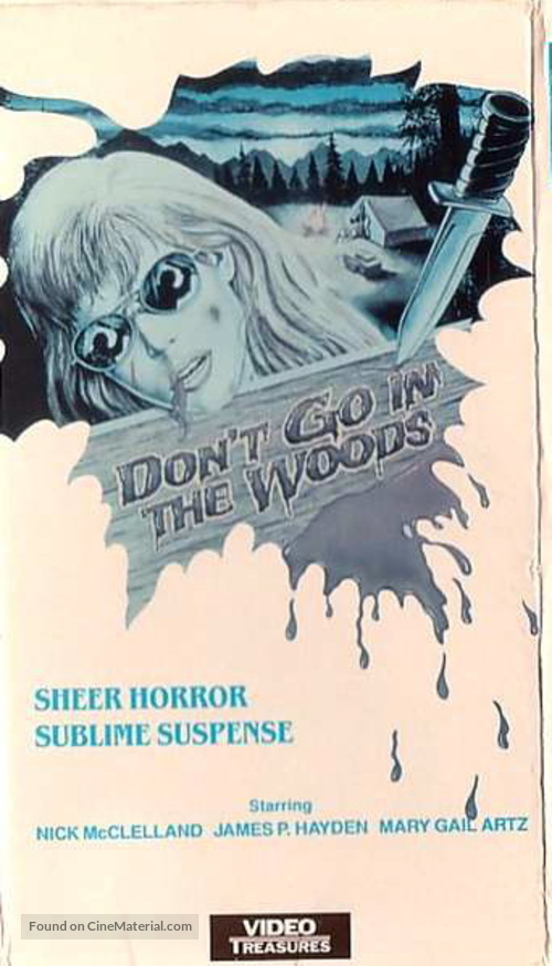 Don&#039;t Go in the Woods - VHS movie cover